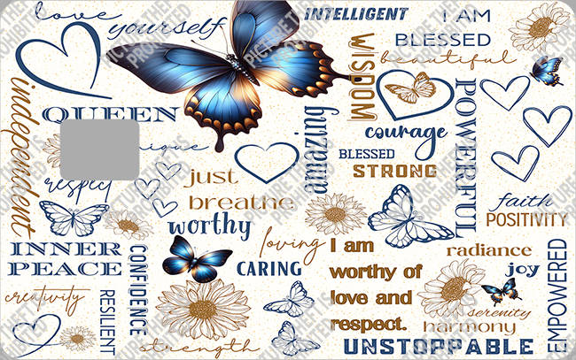 Bank  Card Sticker-BC-3758